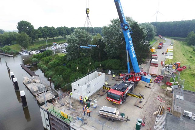 Prefab bedieningshuisje Waalwijk