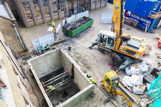 Kelderbouw Blokhuispoort Leeuwarden