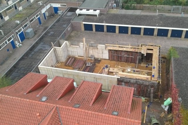In het werk gestorte kelder Nijmegen