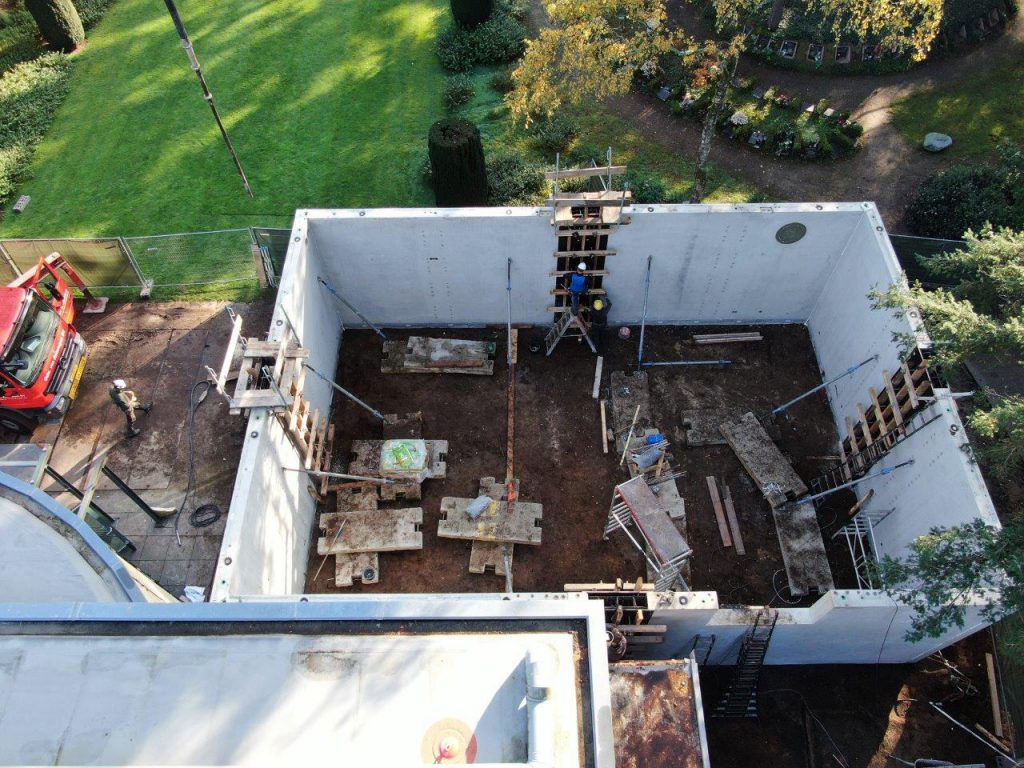 Afzinkkelder Zeist CELLA Kelderbouw