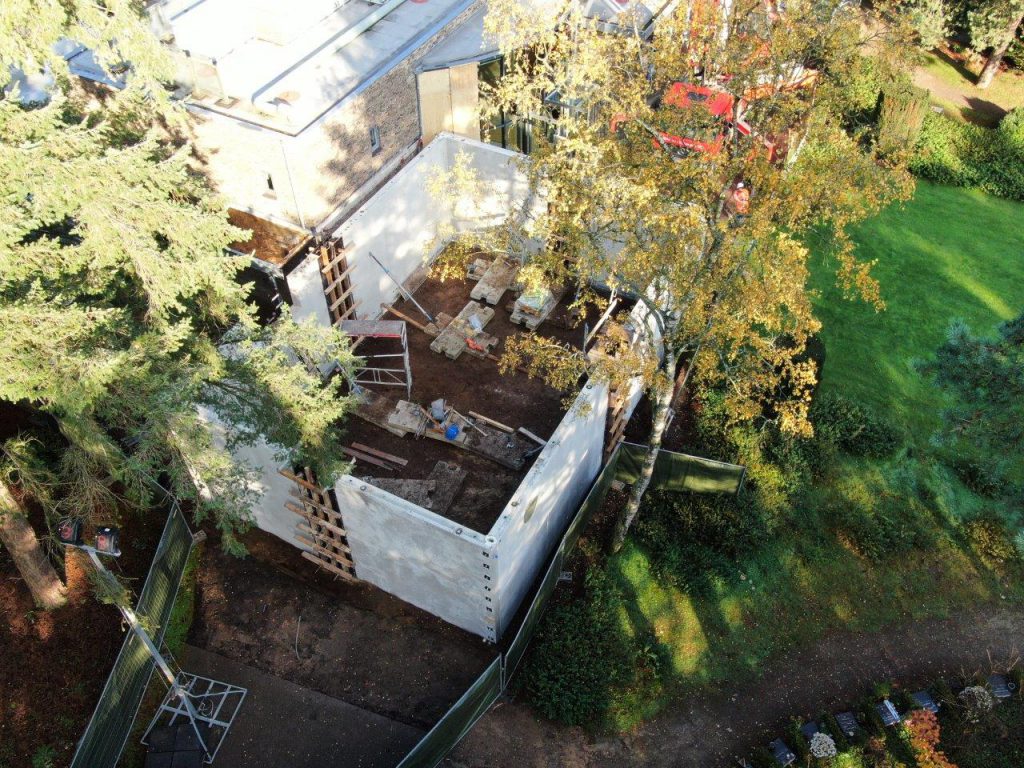 Afzinkkelder Zeist CELLA Kelderbouw