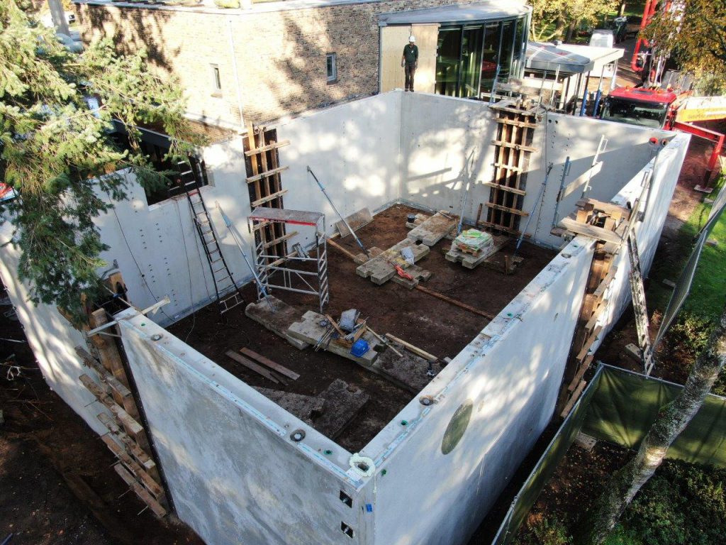 Afzinkkelder Zeist CELLA Kelderbouw