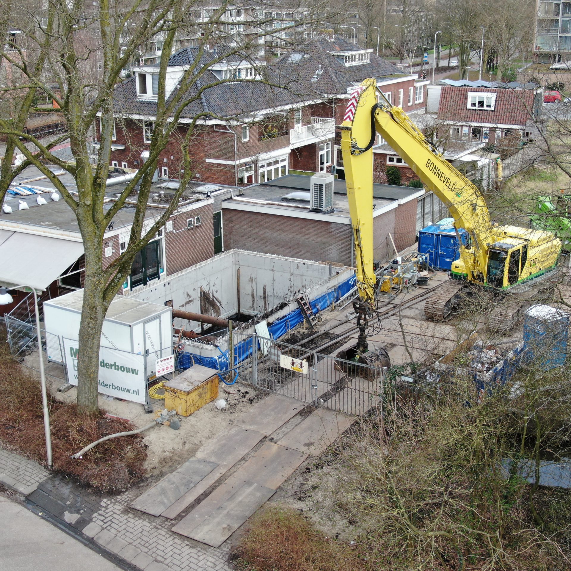 Afzinkkelder CELLA Kelderbouw Amstelveen