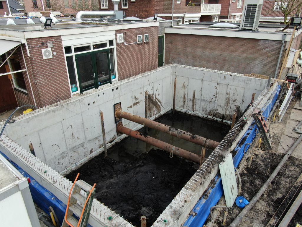 Afzinkkelder CELLA Kelderbouw Amstelveen