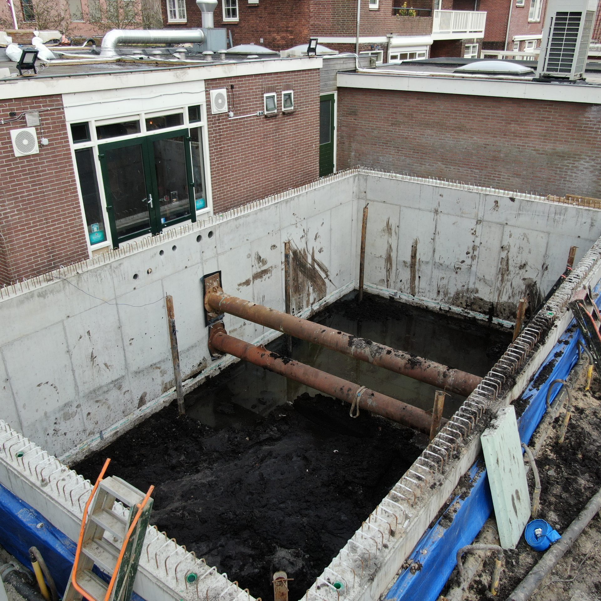 Afzinkkelder CELLA Kelderbouw Amstelveen