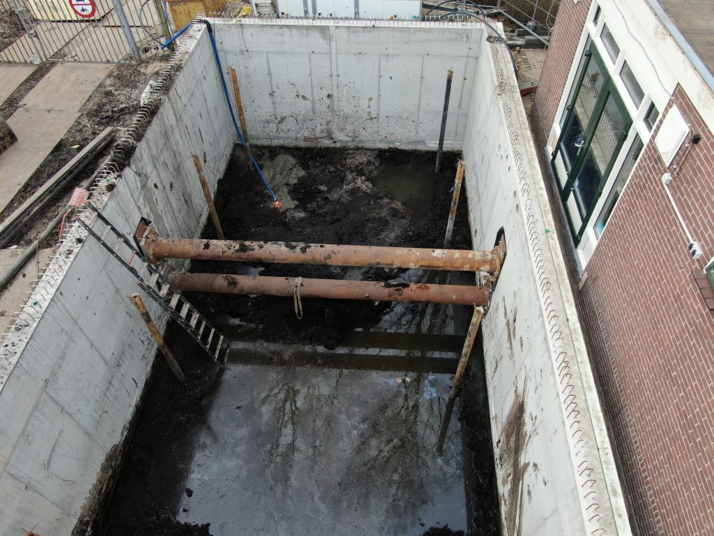 Afzinkkelder CELLA Kelderbouw Amstelveen