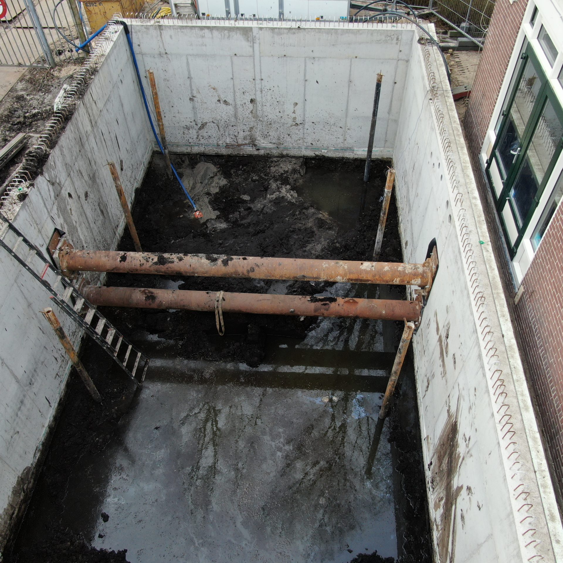Afzinkkelder CELLA Kelderbouw Amstelveen