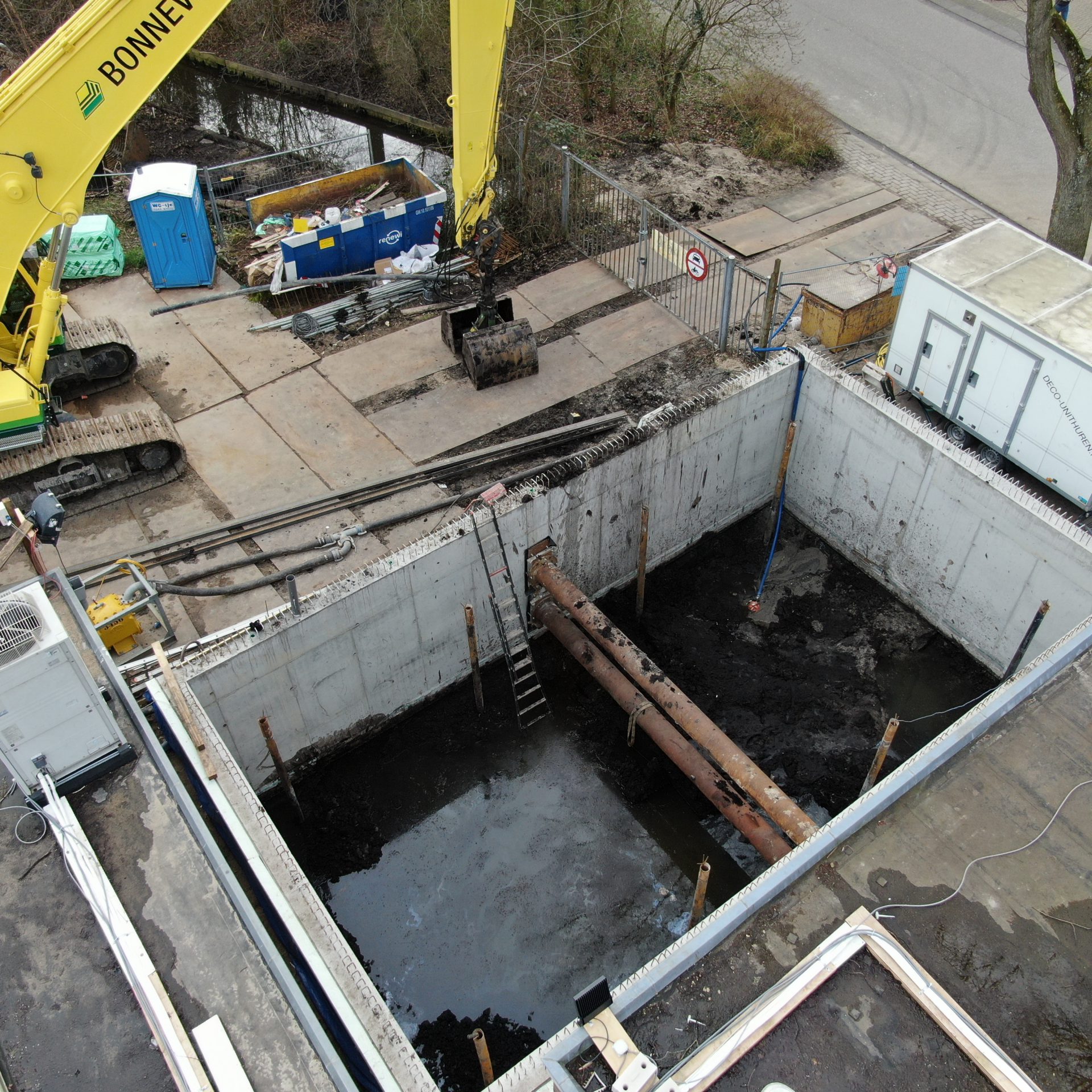 Afzinkkelder CELLA Kelderbouw Amstelveen