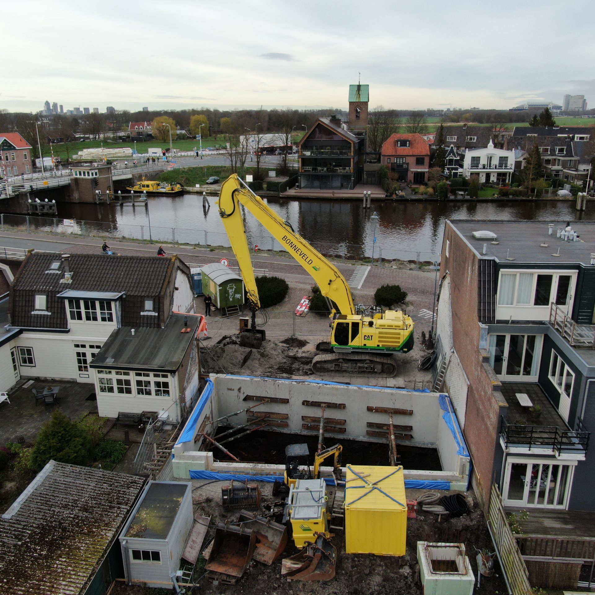 Afzinkkelder amstelzijde amstelveen