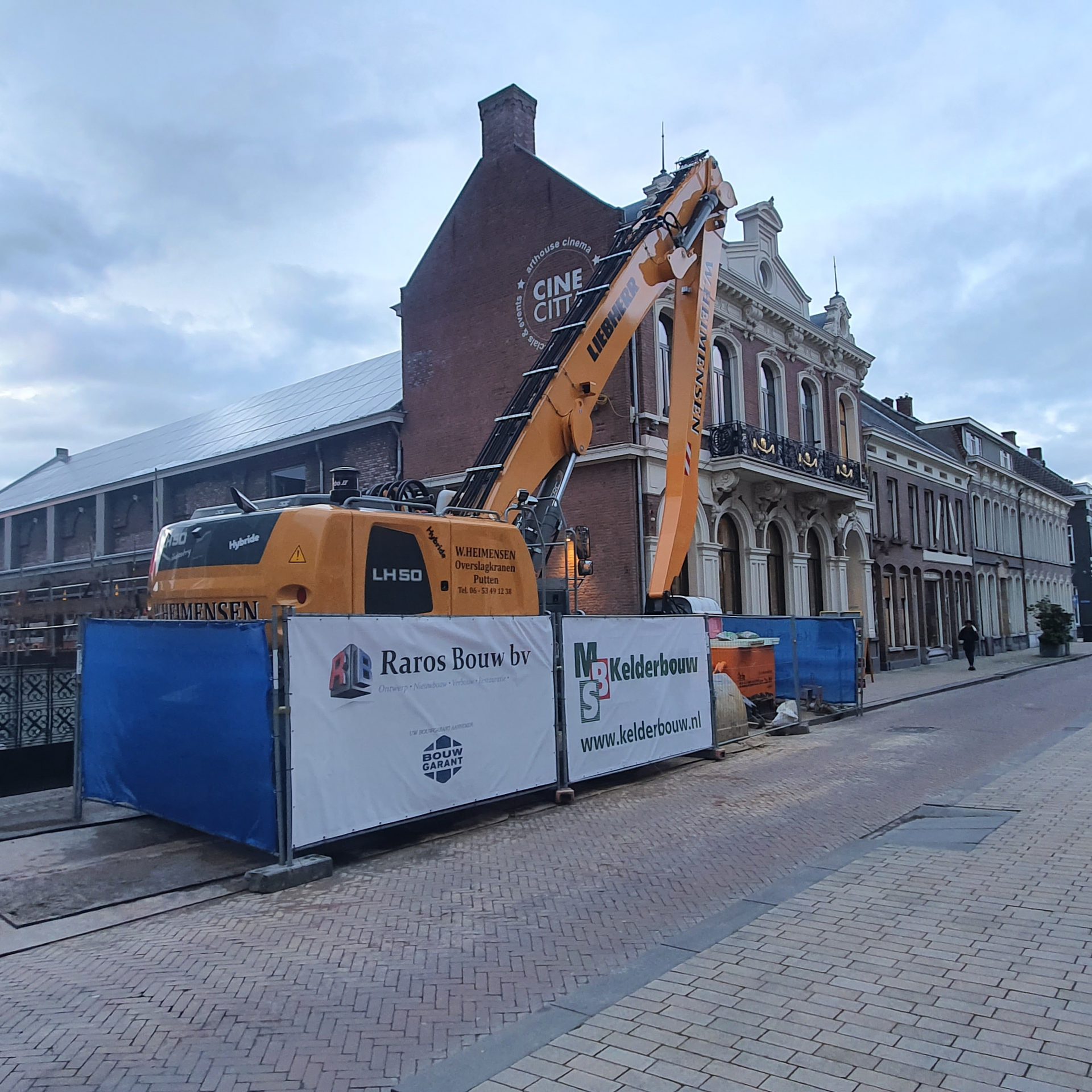 Afzinkkelder CELLA Kelderbouw Cinecitta Tilburg