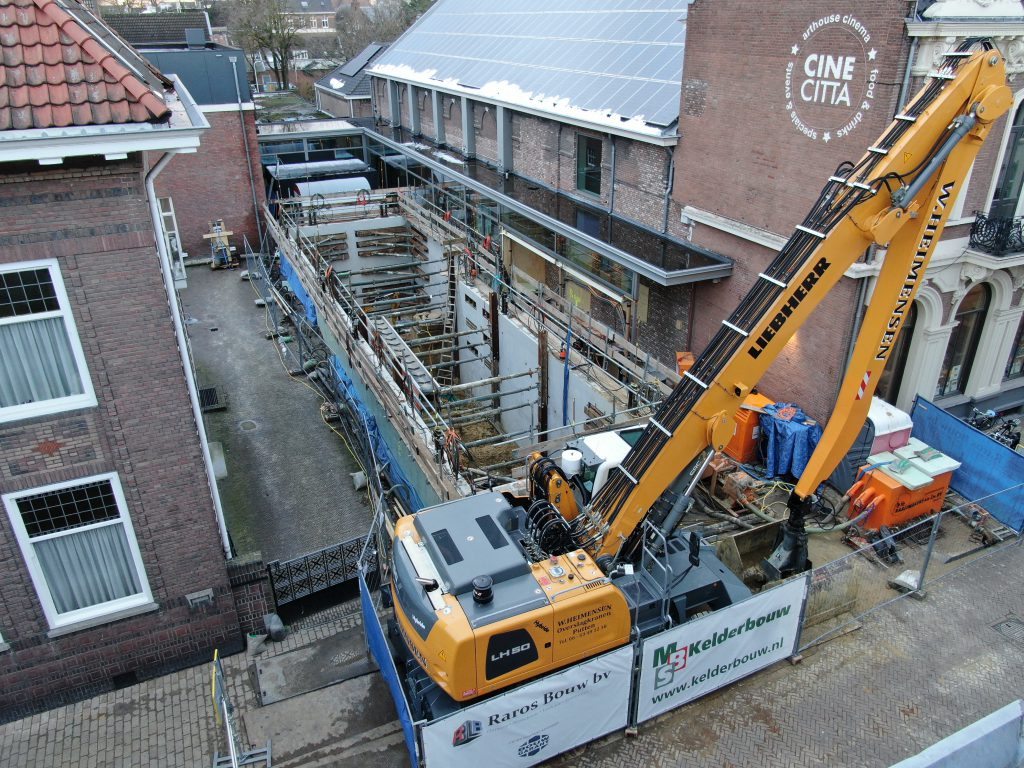 Afzinkkelder CELLA Kelderbouw Cinecitta Tilburg