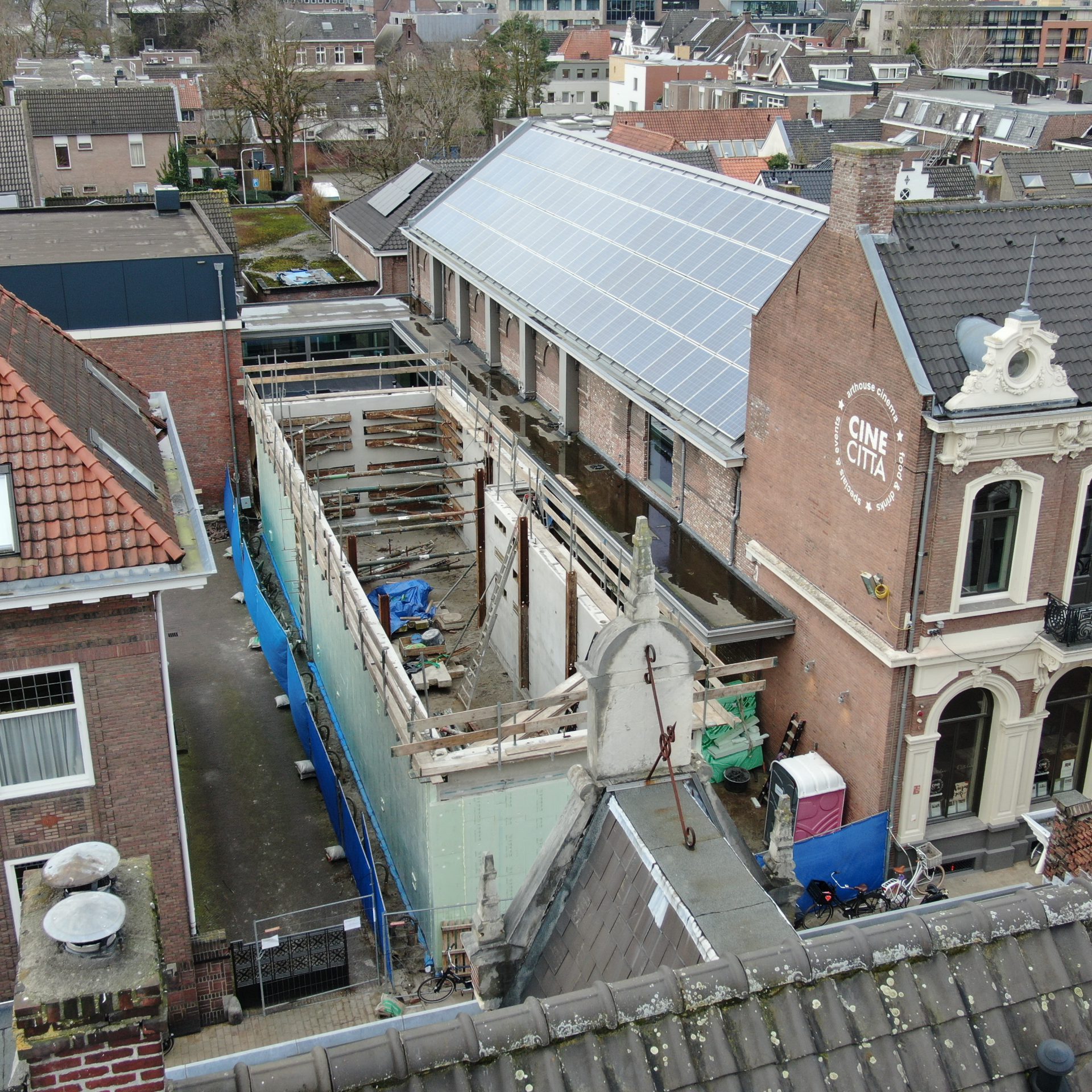 Afzinkkelder CELLA Kelderbouw Cinecitta Tilburg