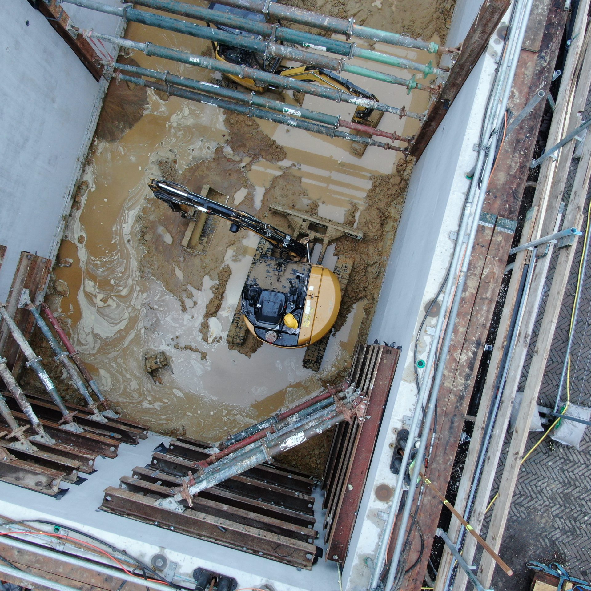 Afzinkkelder CELLA Kelderbouw Cinecitta Tilburg