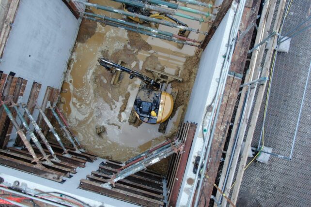 Afzinkkelder CELLA Kelderbouw Cinecitta Tilburg