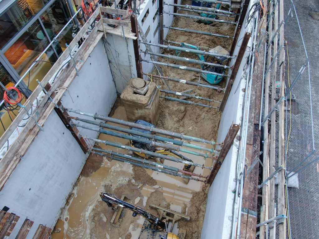 Afzinkkelder CELLA Kelderbouw Cinecitta Tilburg