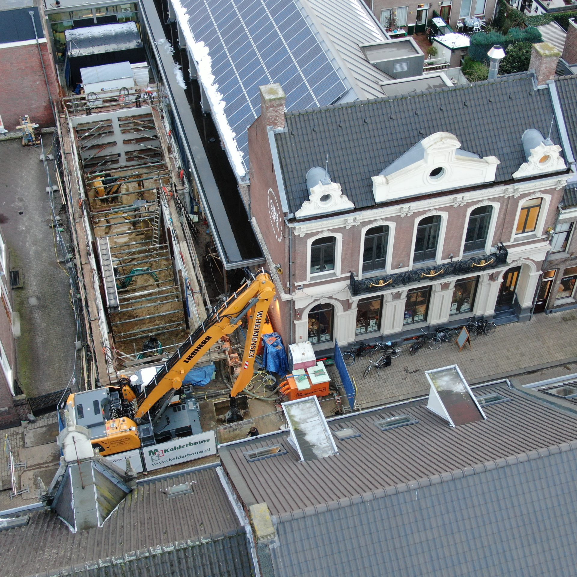 Afzinkkelder CELLA Kelderbouw Cinecitta Tilburg