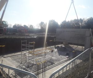 prefab kelderwand in Wales Engeland oktober 2019